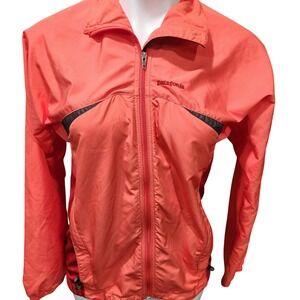 Patagonia light orange peachy windbreaker women's size small